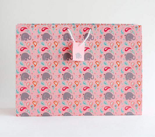 Baby Pink Elephant Hatti Gift Bags