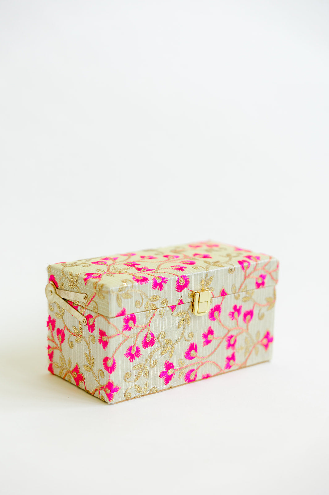 Brocade Bloom Pink Kaleera Box