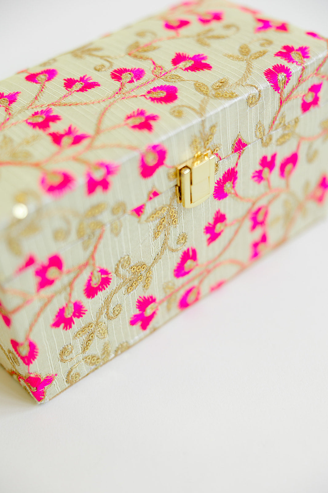 Brocade Bloom Pink Kaleera Box