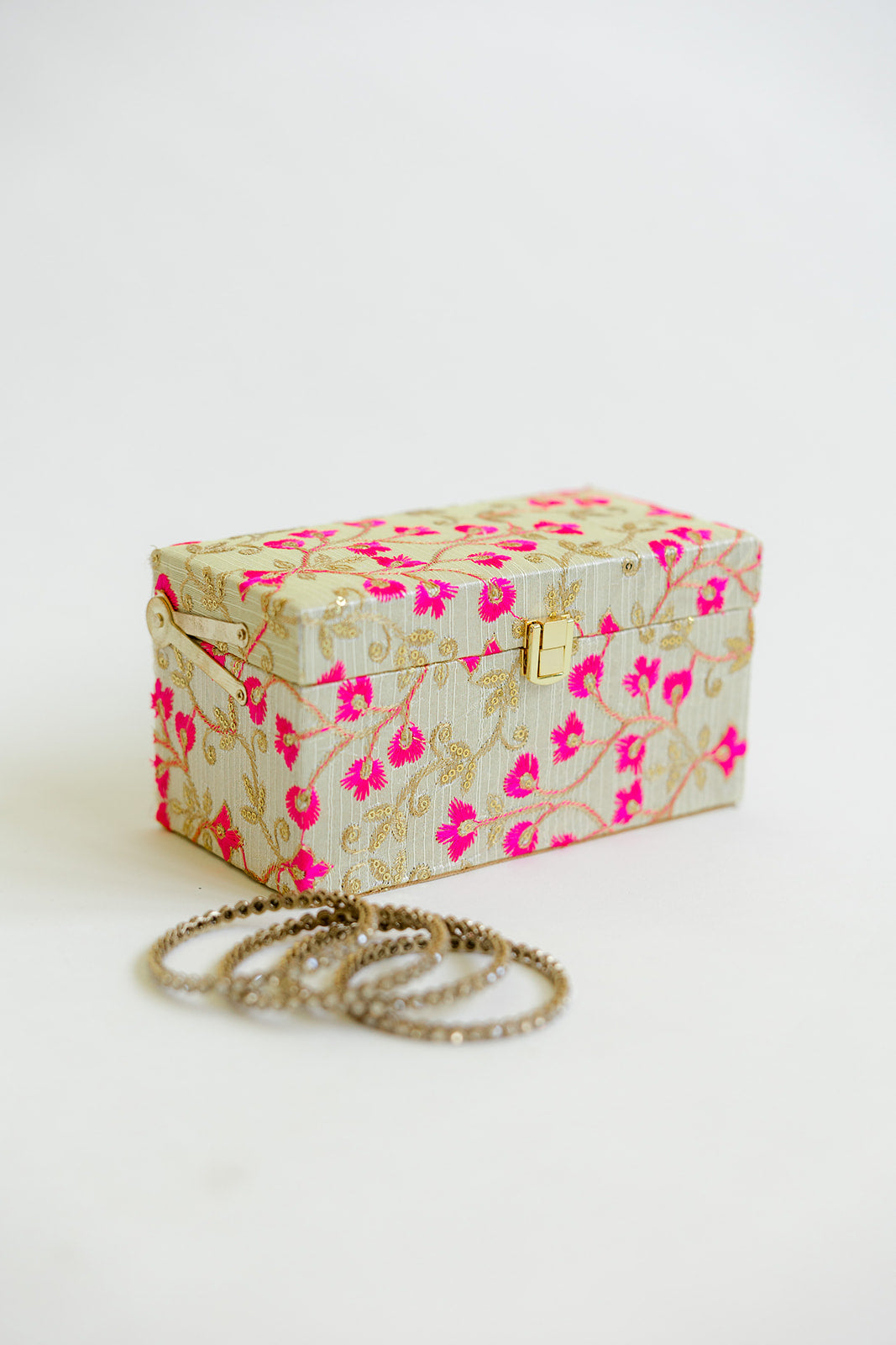 Brocade Bloom Pink Kaleera Box