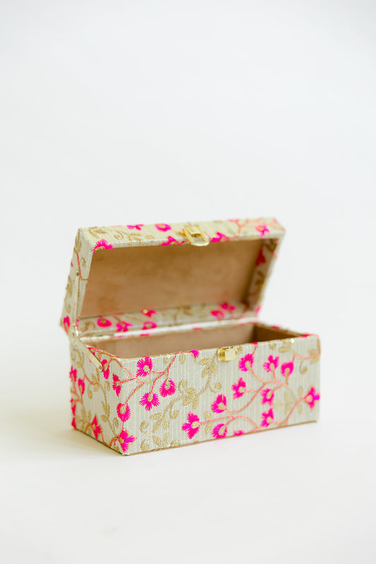Brocade Bloom Pink Kaleera Box
