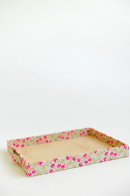 Brocade Bloom Pink Small Gift Tray