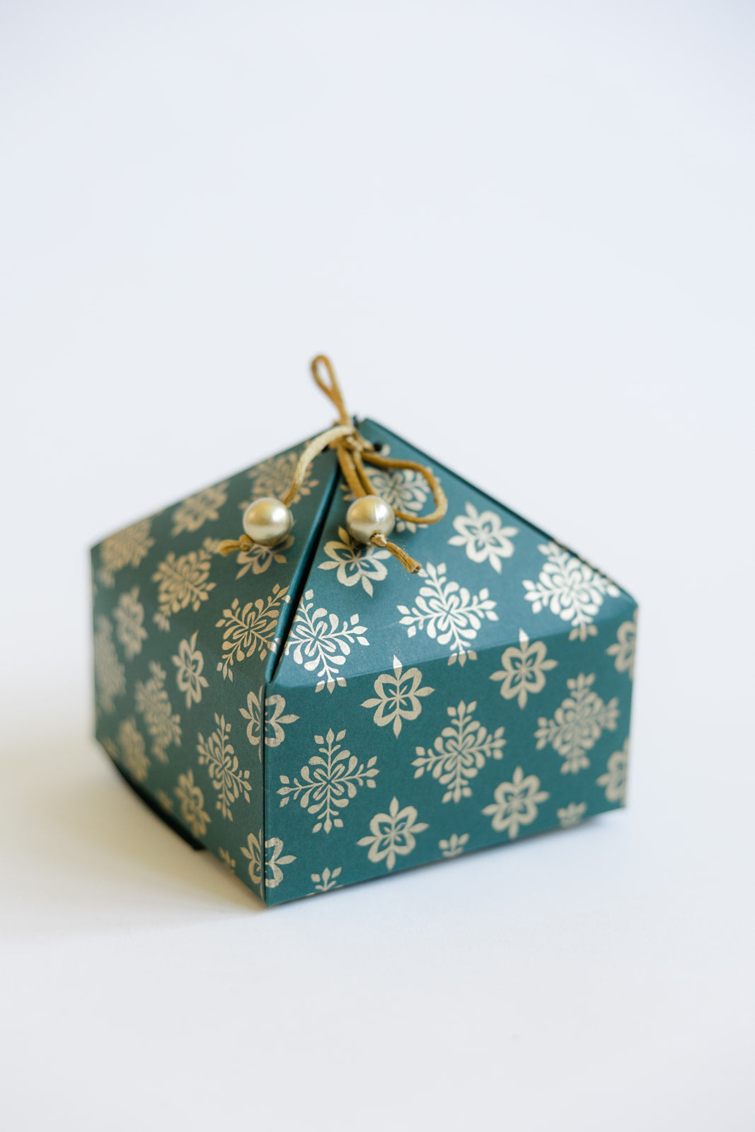 Minakari Green Empty Gift Box