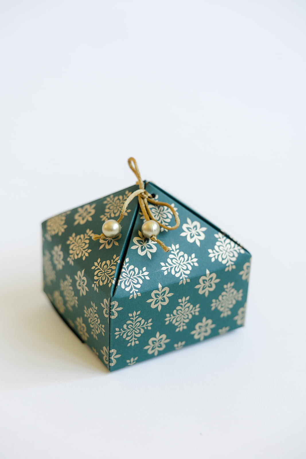 Minakari Green Empty Gift Box