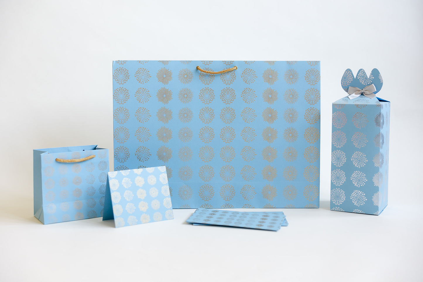 Mini Gift Bag Blue Sparkles