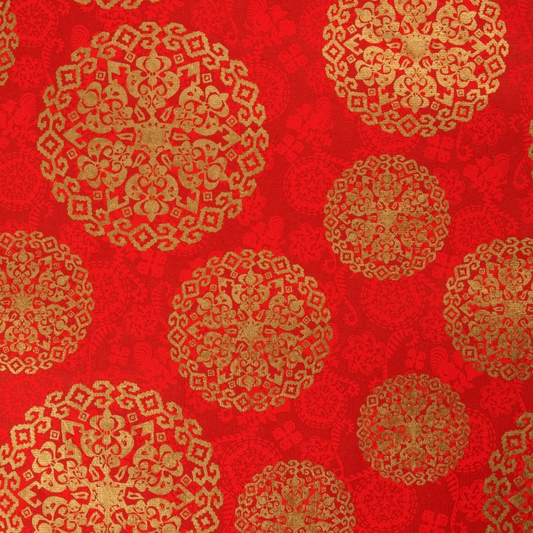 red bridal wedding gift wrap