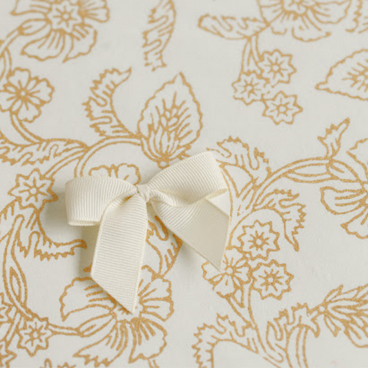 Jasmine Cream Luxury Handmade Gift Wrap