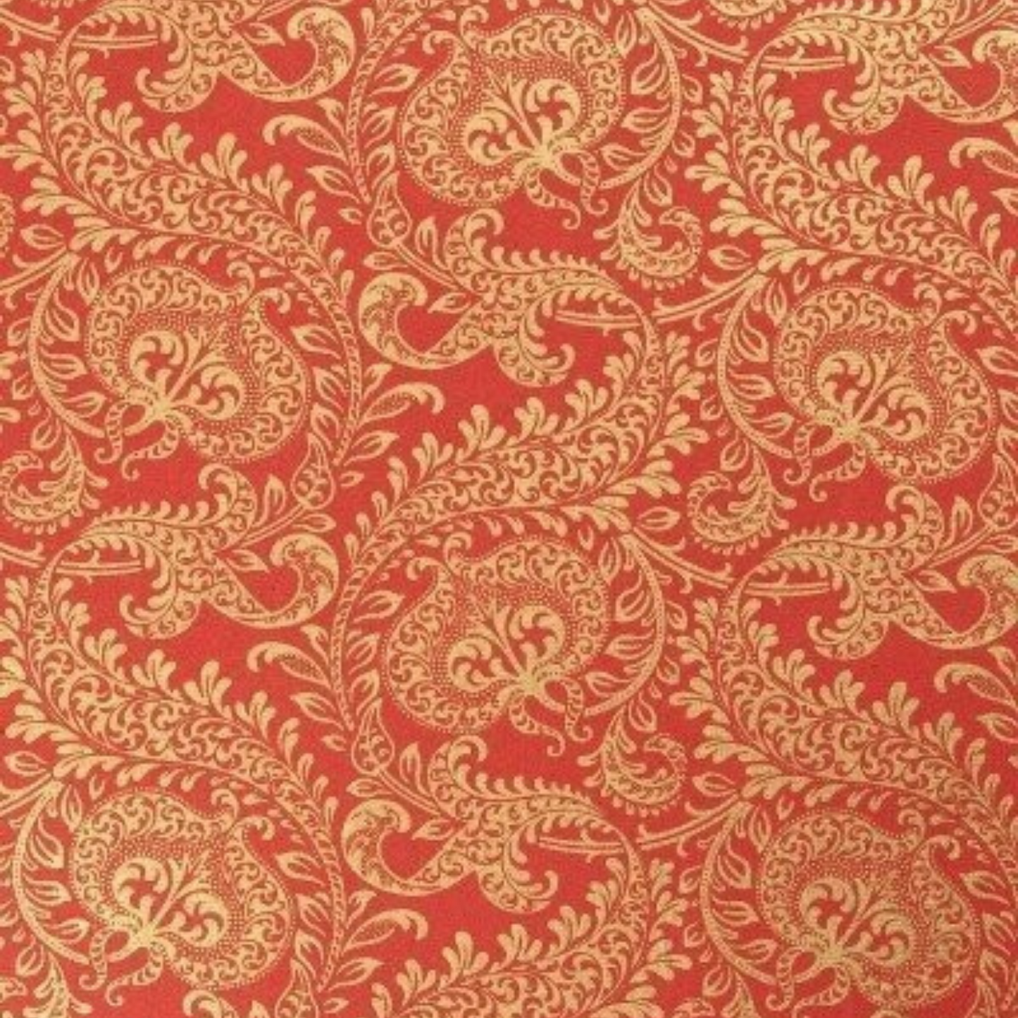 Opulent Gold & Red Luxury Gift Wrap