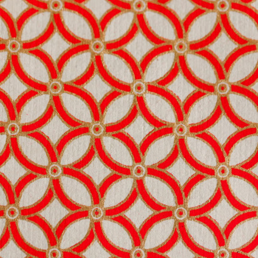 wrapping paper in colour red and gold gift wrap